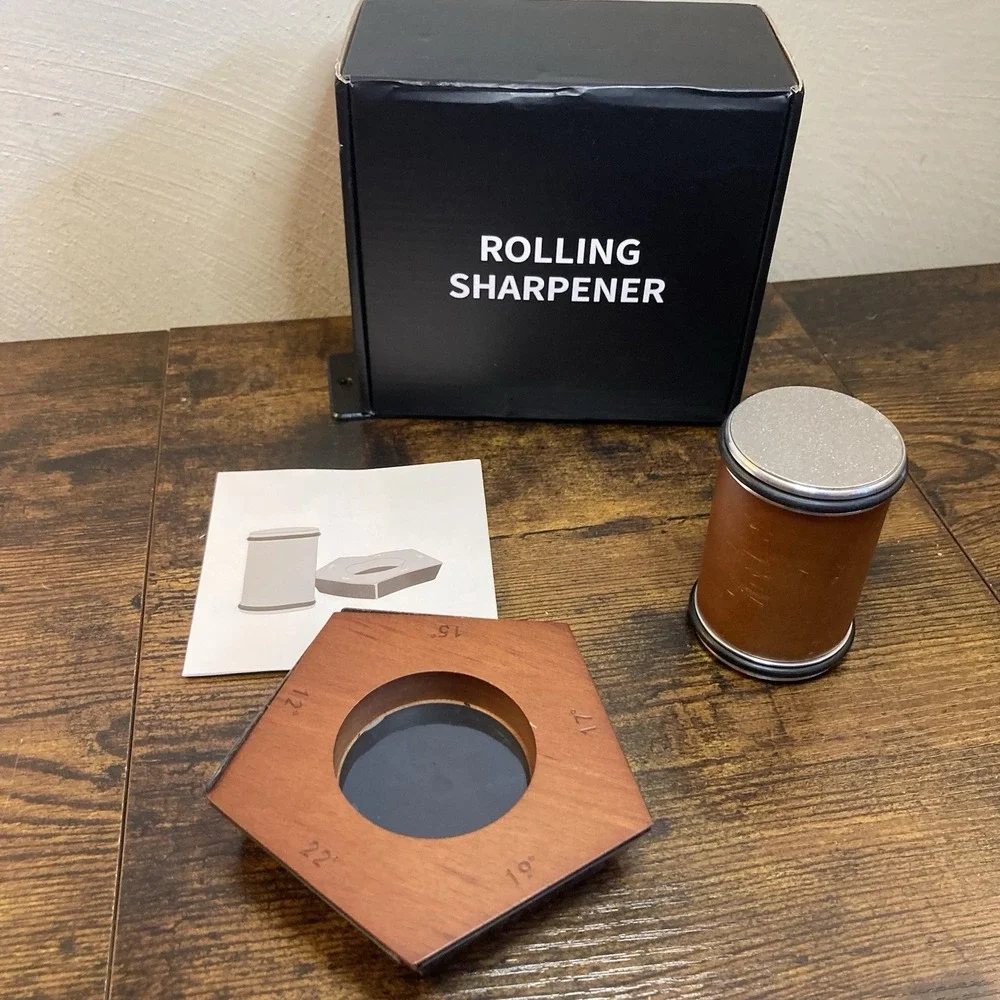 Rolling Knife Sharpener Manual Multi Angle 5 Angle Options Sharpening Tool